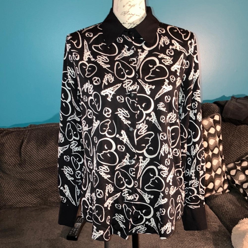 🎉4 for $20 Catherine Malandrino Button Down Blouse, Small